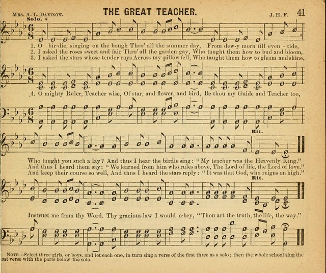 Songs of Gratitude: a Collection of New Songs for Sunday Schools and  worshiping assemblies     Worshiping Assemblies page 41