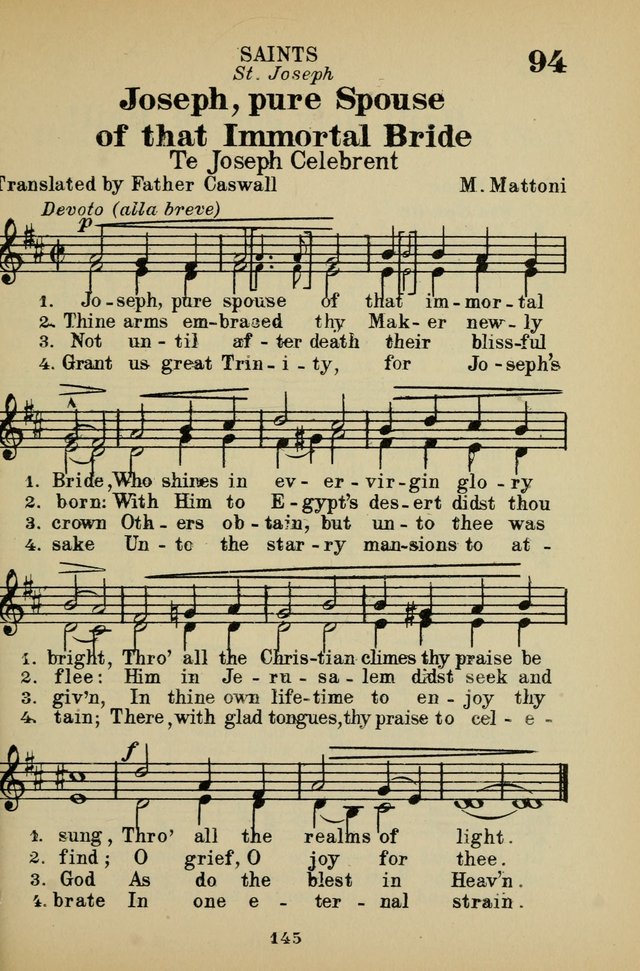 The St. Gregory Hymnal and Catholic Choir Book. Singers