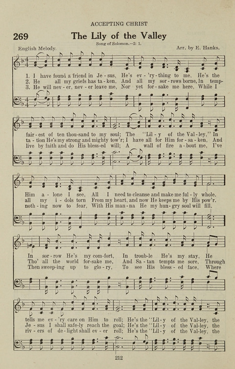 Service Hymnal: with responsive readings, appropriate for all Protestant religious activities page 204
