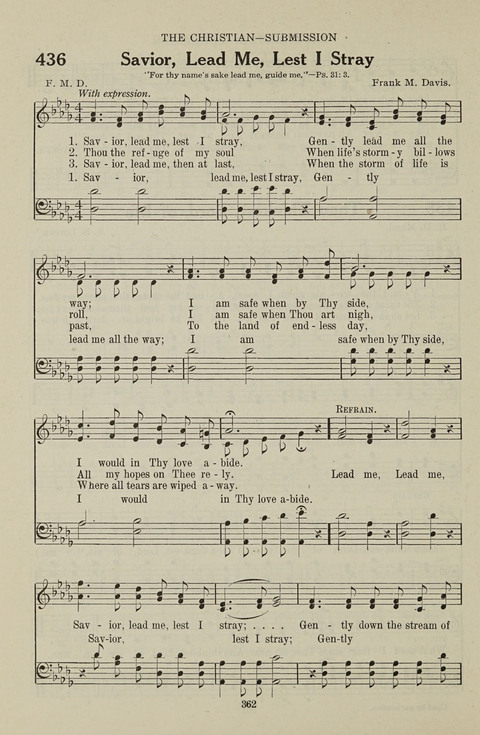 Service Hymnal: with responsive readings, appropriate for all Protestant religious activities page 354