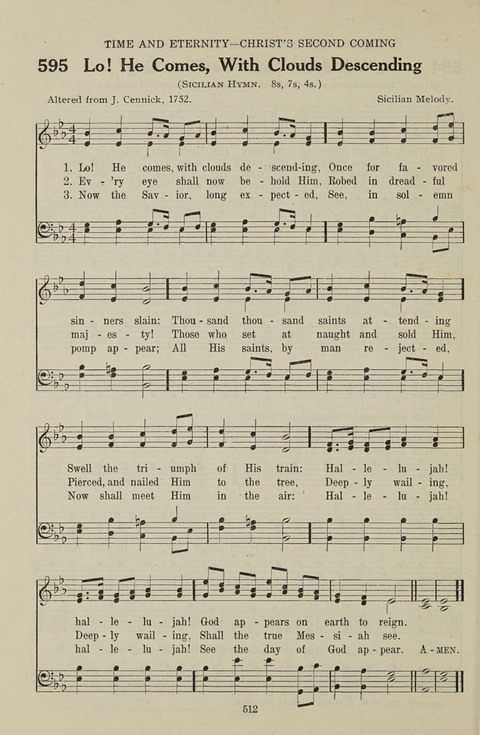 Service Hymnal: with responsive readings, appropriate for all Protestant religious activities page 504