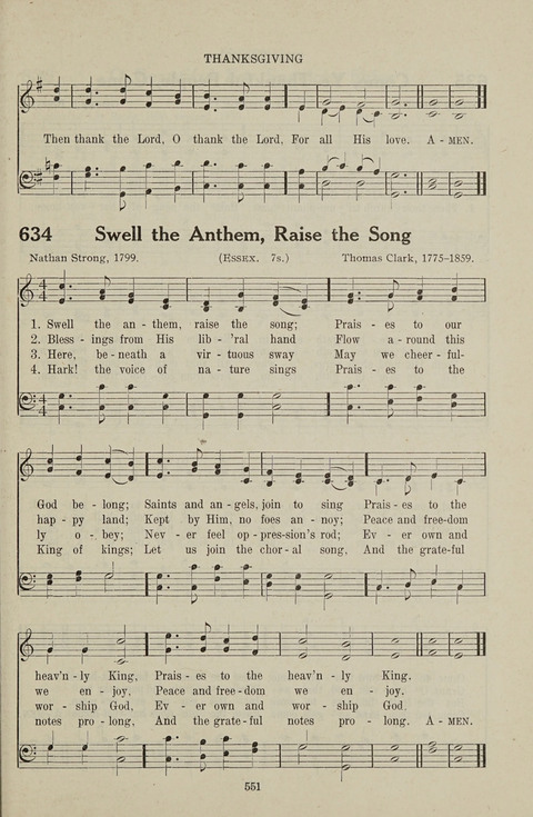 Service Hymnal: with responsive readings, appropriate for all Protestant religious activities page 543