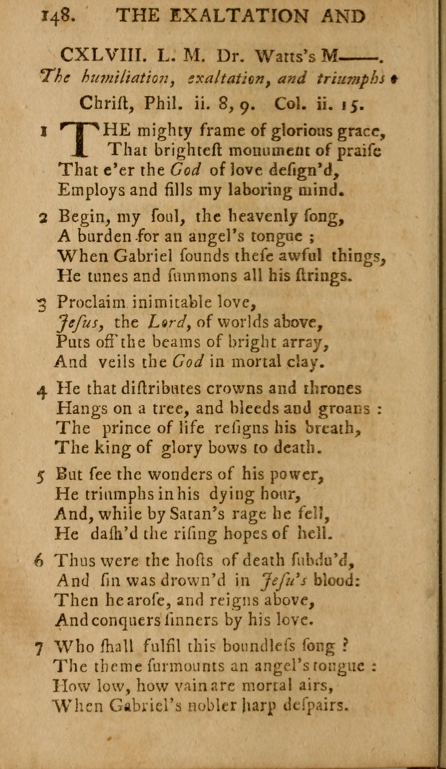 A Selection of Hymns: from the best authors, intended to be an appendix to Dr. Watt