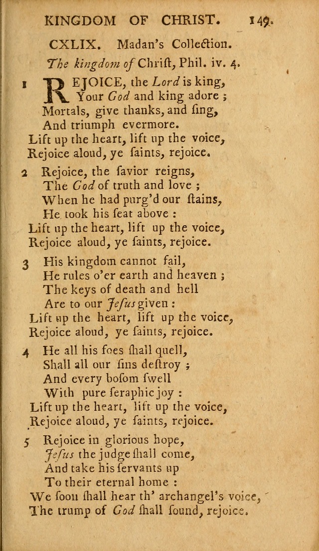 A Selection of Hymns: from the best authors, intended to be an appendix to Dr. Watt