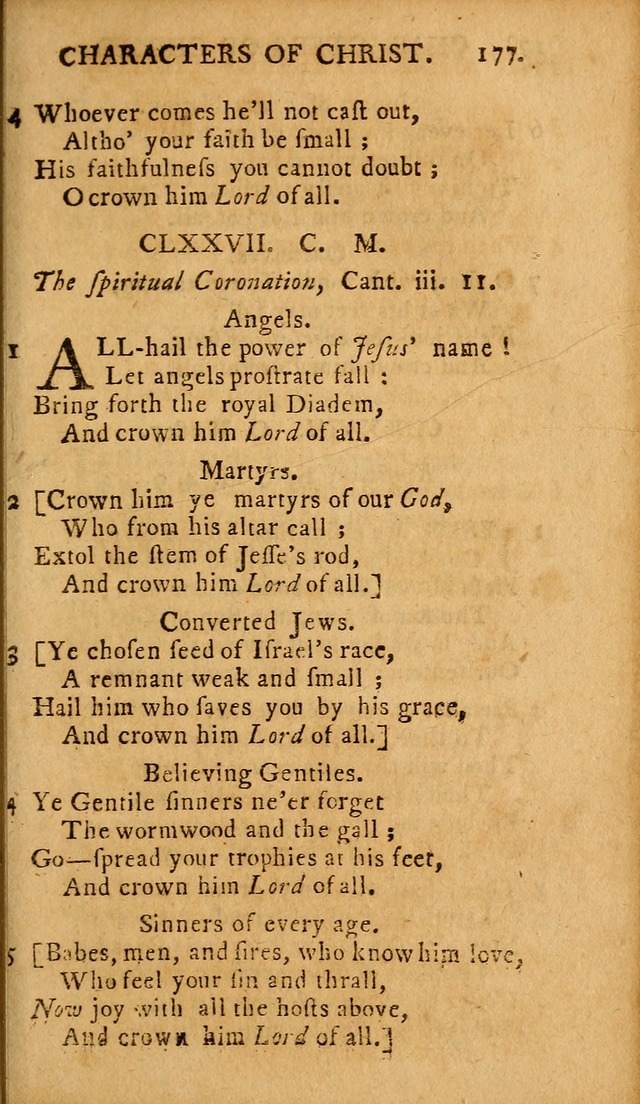 A Selection of Hymns: from the best authors, intended to be an appendix to Dr. Watt