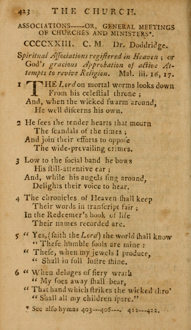A Selection of Hymns: from the best authors, intended to be an appendix to Dr. Watt