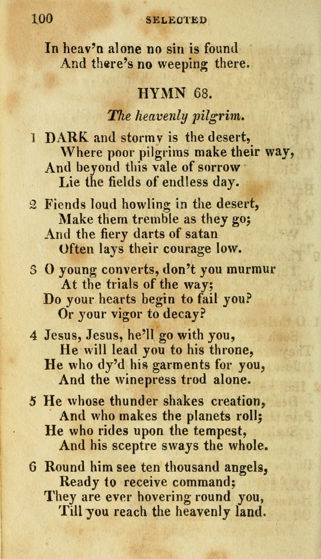 A Selection of Hymns, from the Best Authors page 104