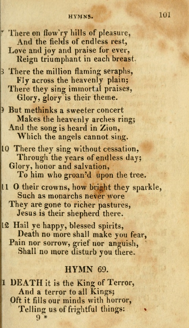 A Selection of Hymns, from the Best Authors page 105