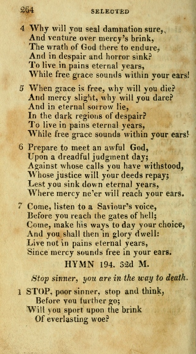 A Selection of Hymns, from the Best Authors page 272