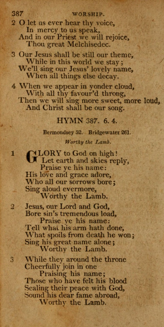 A Selection of Hymns from the Best Authors.: including a great number of originals: intended to be an appendix to Dr. Watts