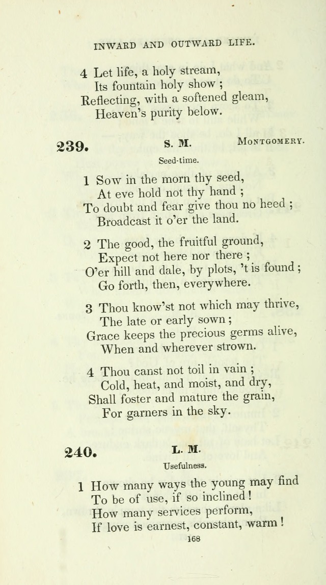 The School Hymn-Book: for normal, high, and grammar schools page 168