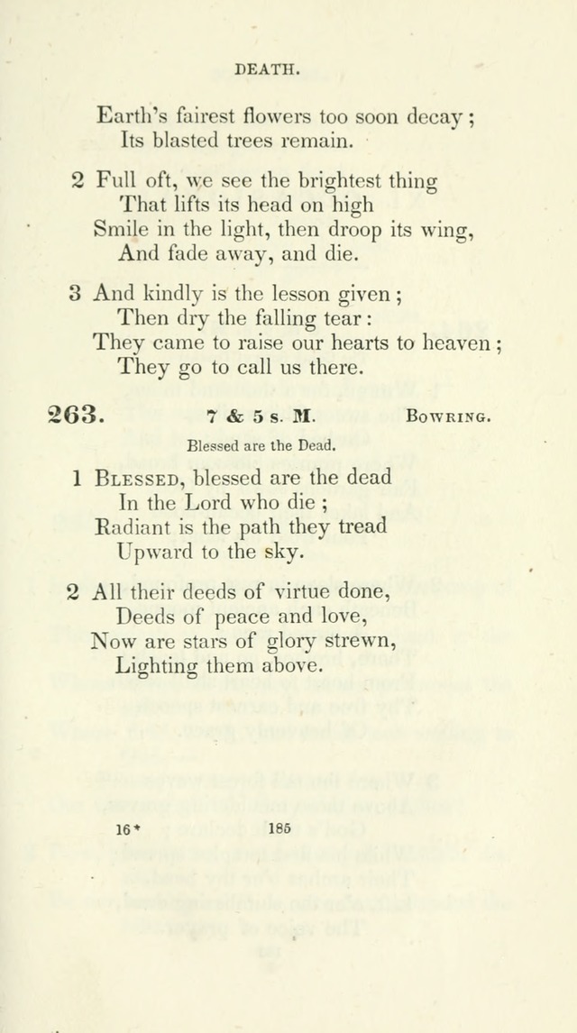 The School Hymn-Book: for normal, high, and grammar schools page 185