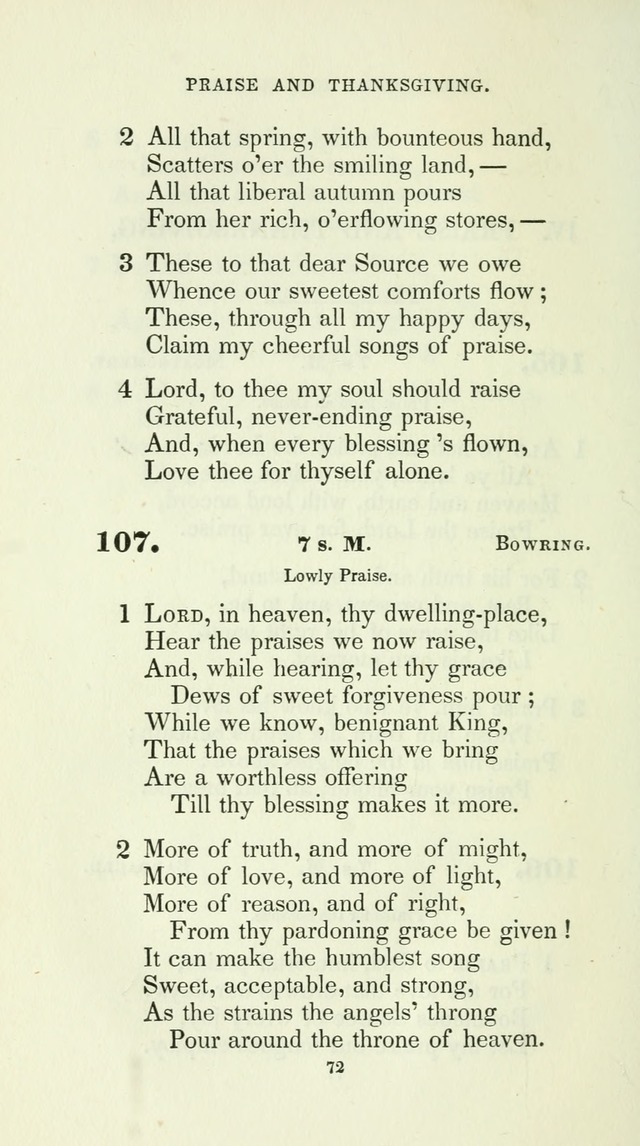 The School Hymn-Book: for normal, high, and grammar schools page 72