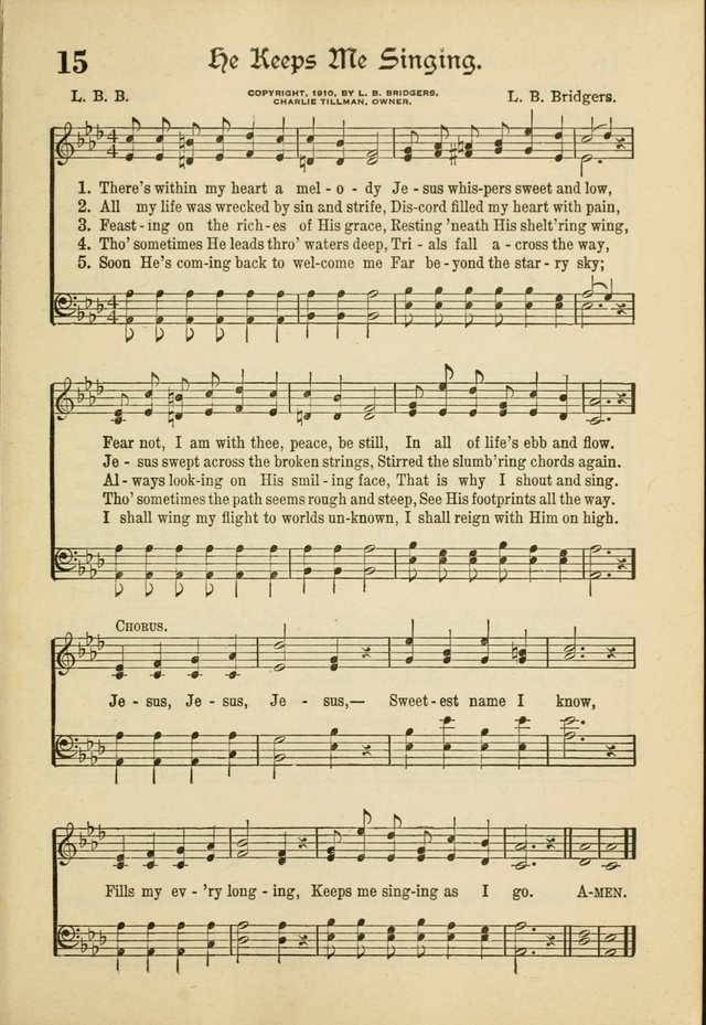 Songs of Hope: for the Church and Sunday School page 17