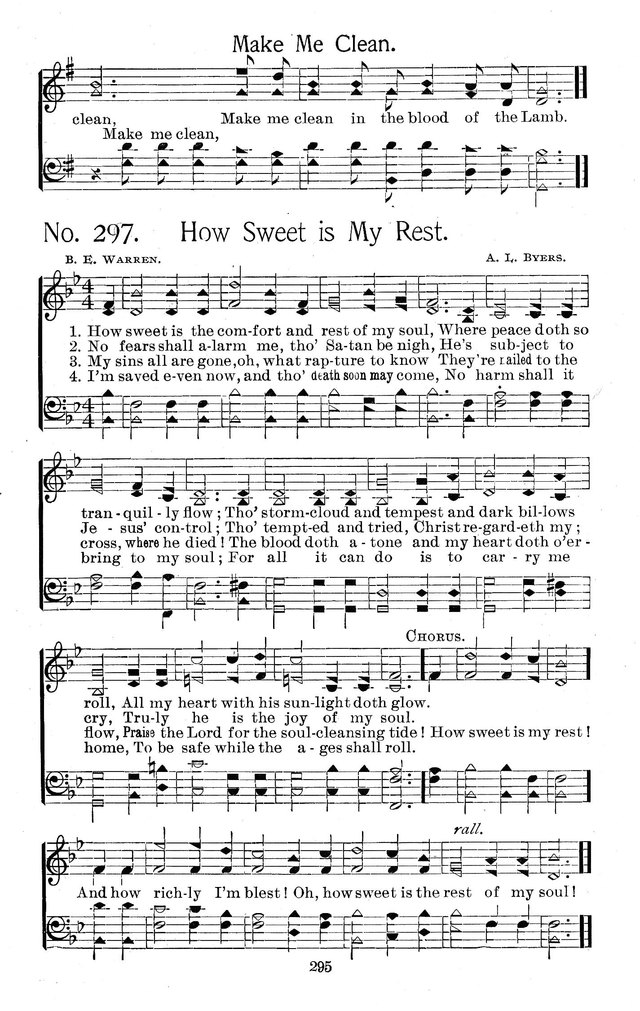 Select Hymns: for Christian worship and general gospel service page 295