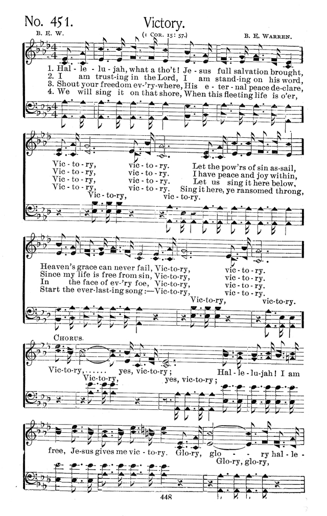 Select Hymns: for Christian worship and general gospel service page 448
