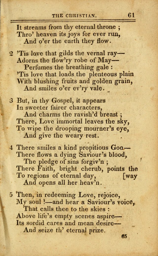 A Selection of Hymns: including a few originals, designed to aid the friends of  Zion in their private and social worship page 65