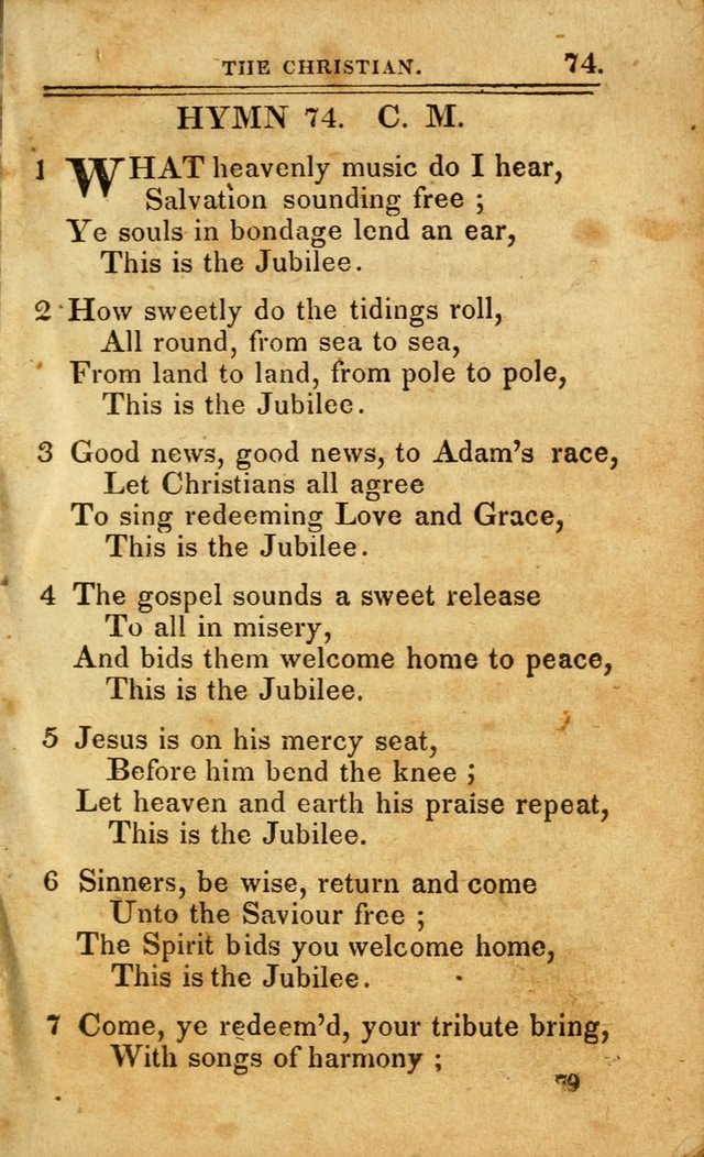 A Selection of Hymns: including a few originals, designed to aid the friends of  Zion in their private and social worship page 79
