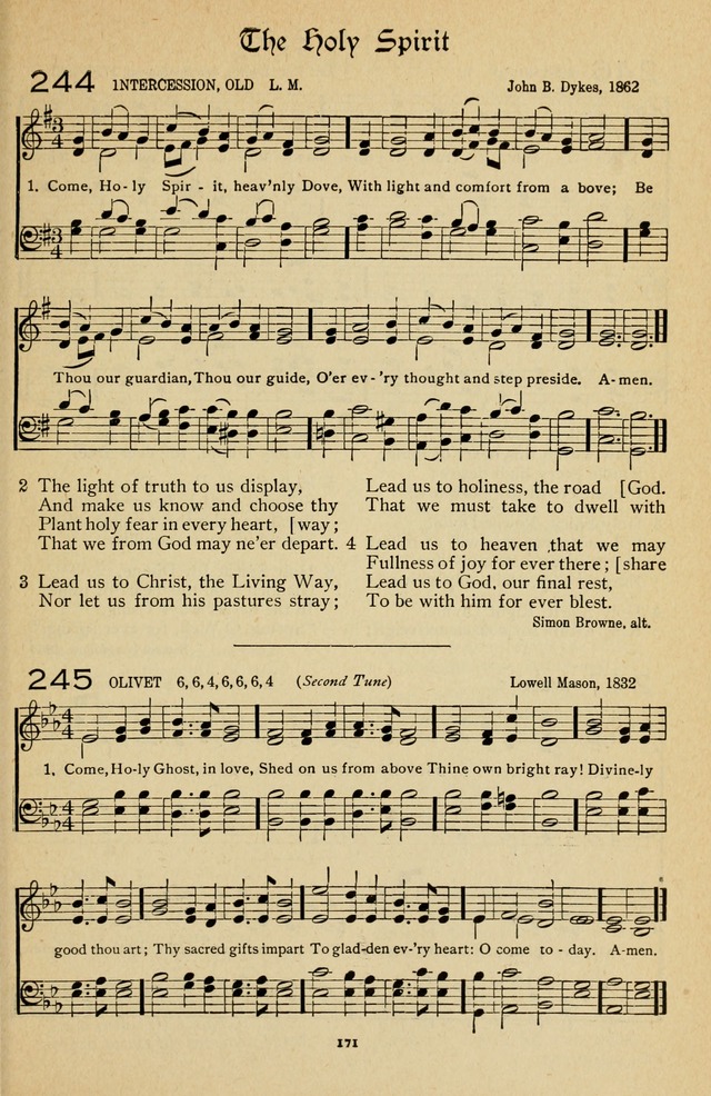 The Sanctuary Hymnal, published by Order of the General Conference of the United Brethren in Christ page 172