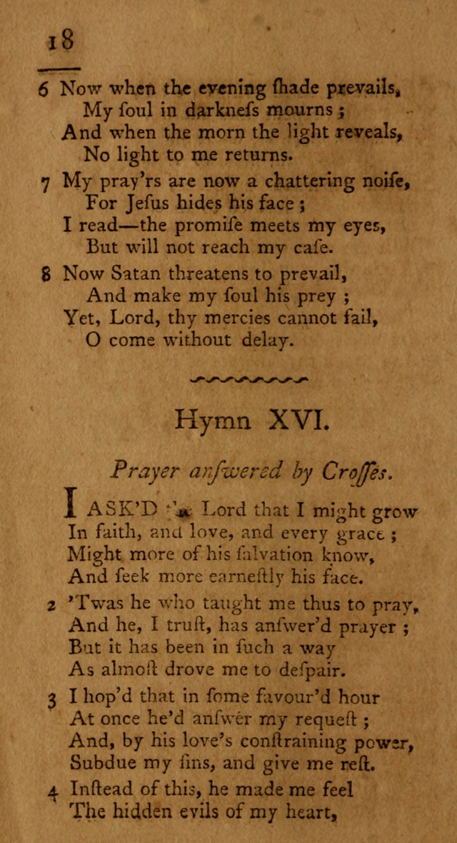 Society hymns, original and selected on evangelical and experimental subjects page 21