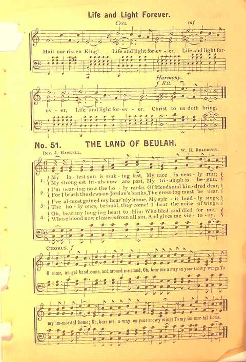 Sing His Praise: for the church, Sunday school and all religious assemblies page 51