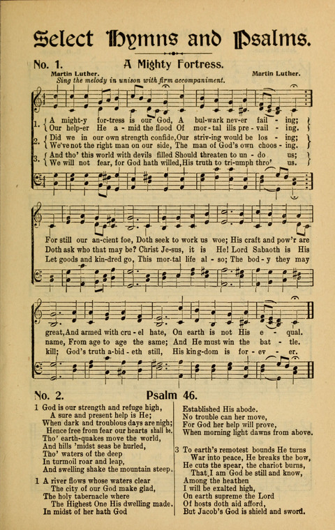 Select Hymns and Psalms: for the Church and Sunday School page 1