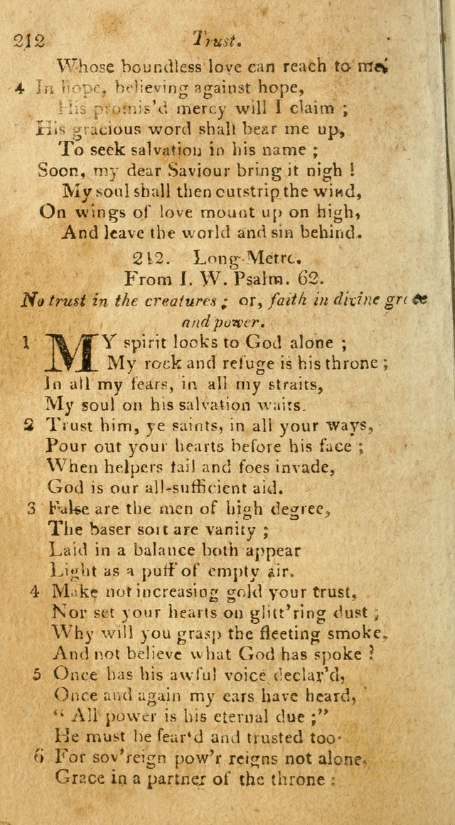A Selection of Hymns & Psalms: from the most approved authors: principally from Watts & Rippon: together with originals page 196