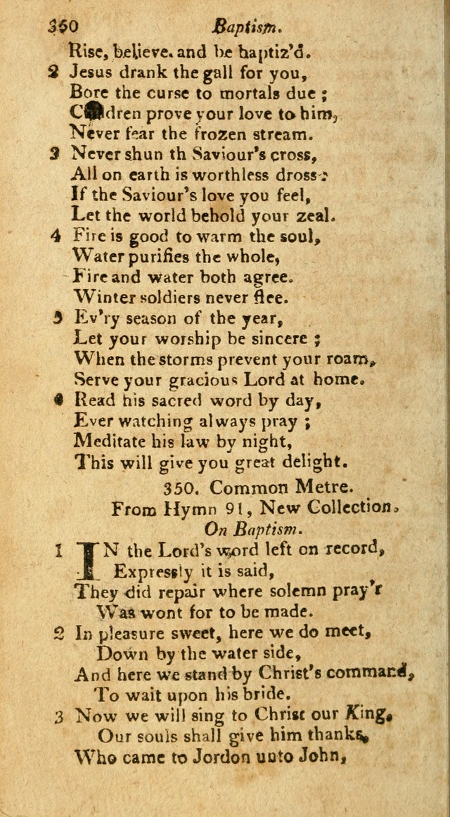 A Selection of Hymns & Psalms: from the most approved authors: principally from Watts & Rippon: together with originals page 308