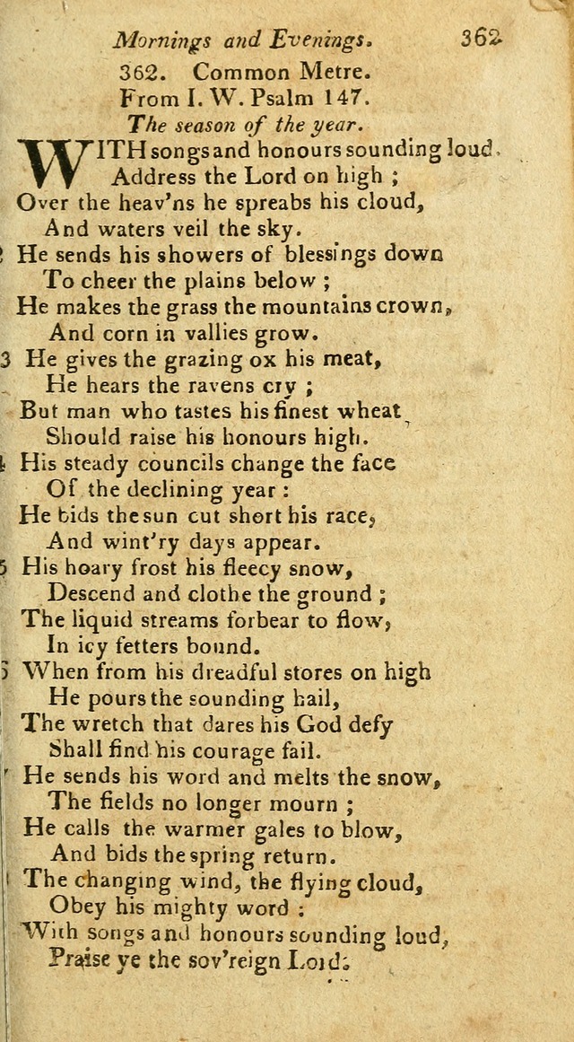 A Selection of Hymns & Psalms: from the most approved authors: principally from Watts & Rippon: together with originals page 319