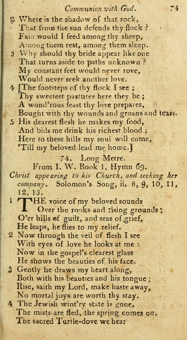 A Selection of Hymns & Psalms: from the most approved authors: principally from Watts & Rippon: together with originals page 83