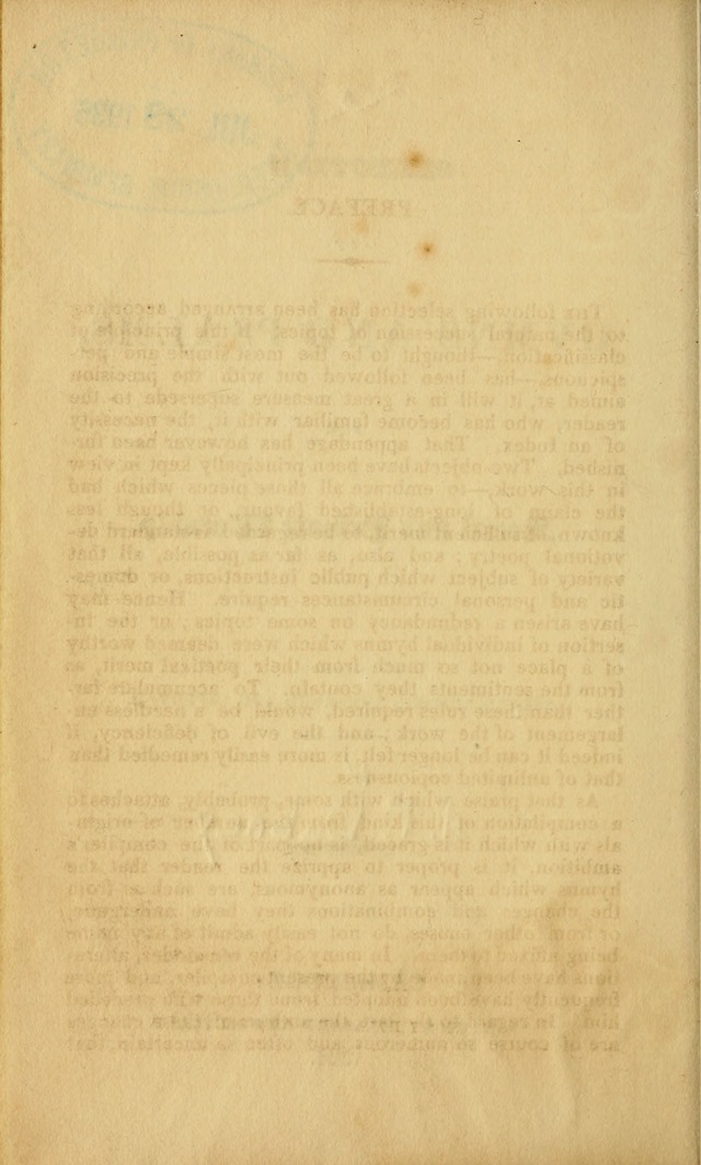 A Selection of Hymns and Psalms for Social and Private Worship (2nd ed. Enl. and Imp.) page x