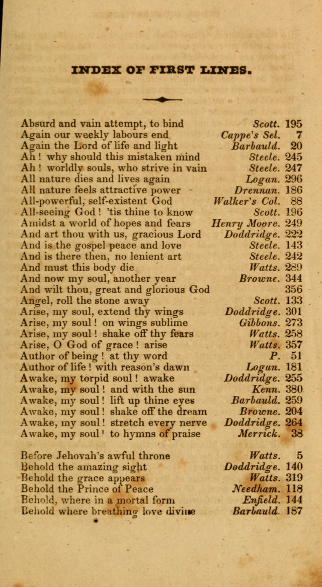 A Selection of Hymns and Psalms, for Social and Private Worship. (11th ed.) page xii
