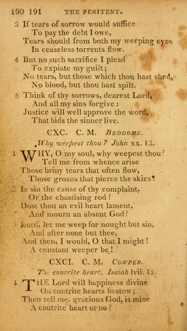 A Selection of Hymns and Spiritual Songs: designed (especially the former part) for the use of congregations as an appendix to Dr. Watt