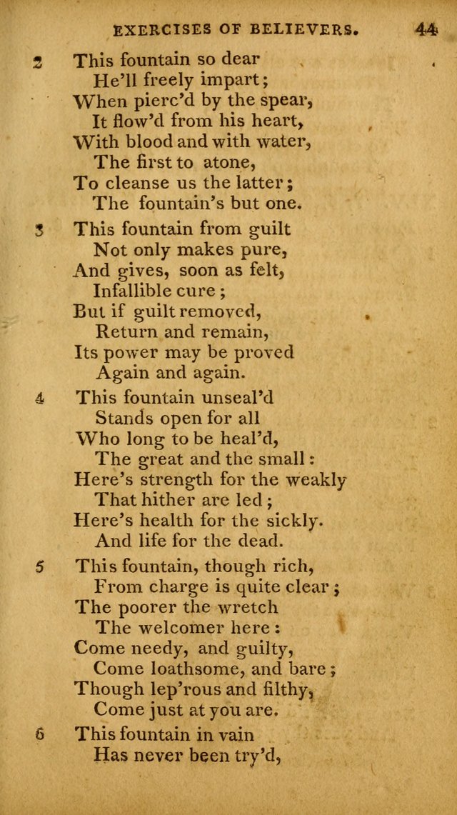 A Selection of Hymns and Spiritual Songs: designed (especially the former part) for the use of congregations as an appendix to Dr. Watt