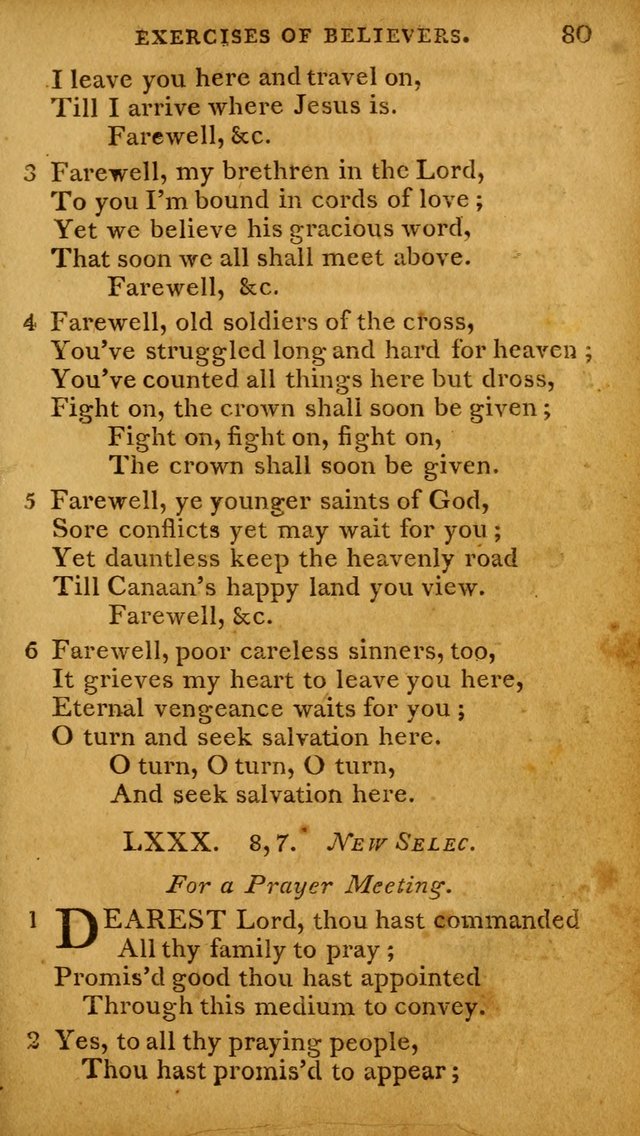 A Selection of Hymns and Spiritual Songs: designed (especially the former part) for the use of congregations as an appendix to Dr. Watt