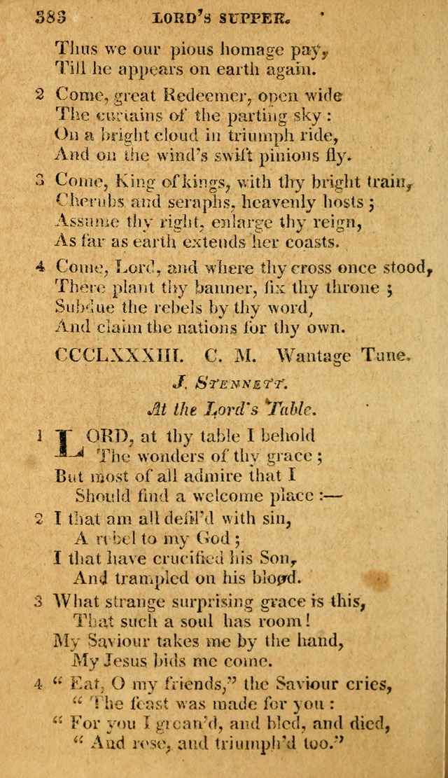A Selection of Hymns and Spiritual Songs: in two parts, part I. containing the hymns; part II. containing the songs...(3rd ed. corr. and enl. by author) page 279