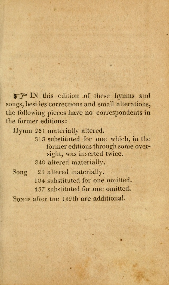 A Selection of Hymns and Spiritual Songs: in two parts, part I. containing the hymns; part II. containing the songs...(3rd ed. corr. and enl. by author) page xli