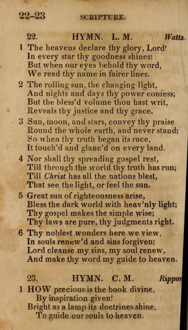 Social Hymns, and Spiritual Songs: adapted to private and public worship, selected from various authors page 22