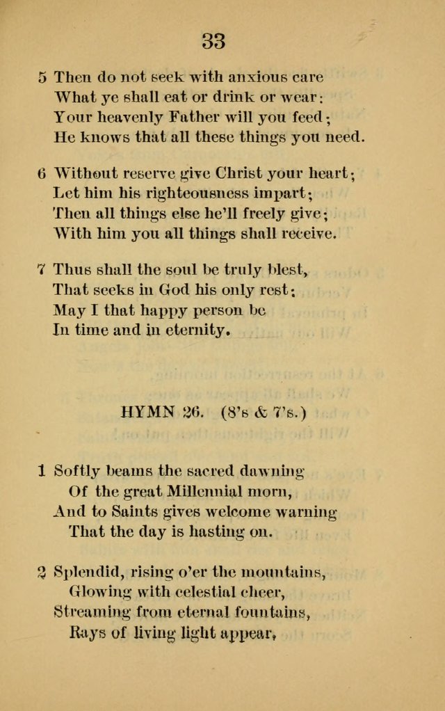 Sacred Hymns and Spiritual Songs, for the Church of Jesus Christ of Latter-Day Saints. (14th ed.) page 36