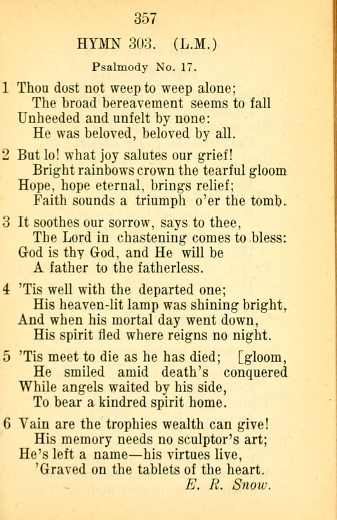 Sacred Hymns and Spiritual Songs: for the Church of Jesus Christ of Latter-Day Saints. 24th ed. page 353