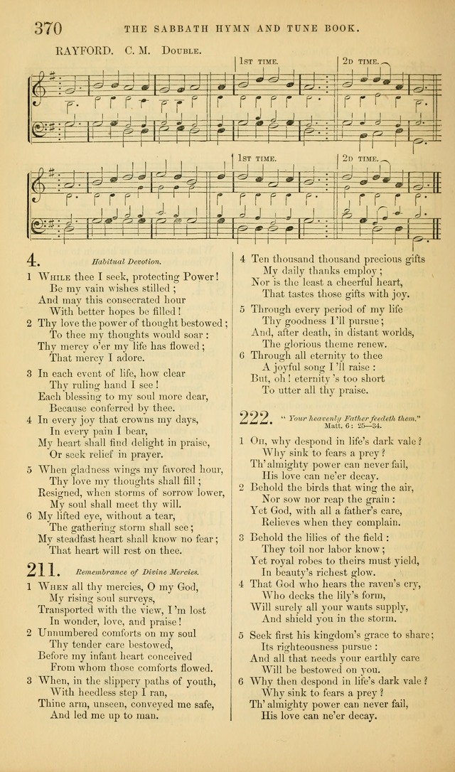 The Sabbath Hymn and Tune Book: for the service of song in the house of  the Lord page 372