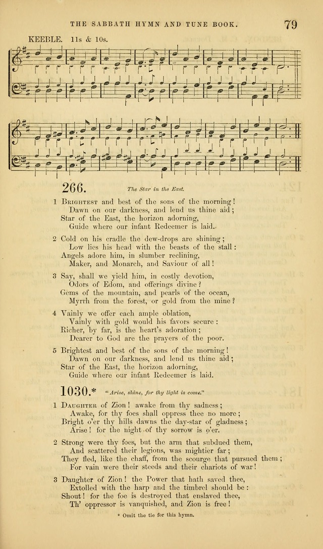 The Sabbath Hymn and Tune Book: for the service of song in the house of  the Lord page 81