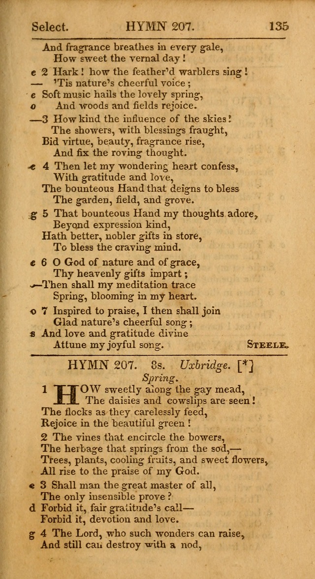 Select Hymns, The Third Part of Christian Psalmody. 3rd ed. page 135