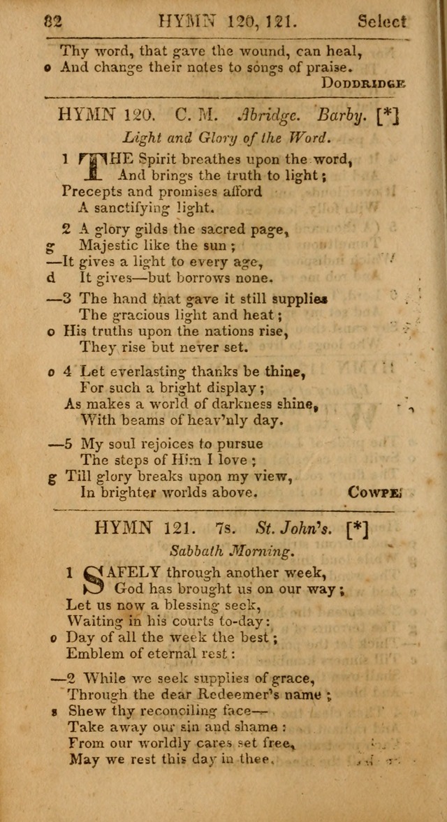 Select Hymns, The Third Part of Christian Psalmody. 3rd ed. page 82