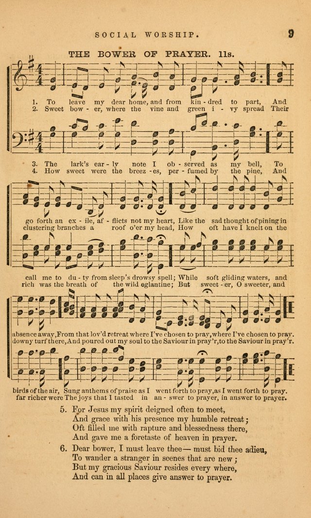 The Sacred Lyre: a new collection of hymns and tunes, for social and family worship page 9