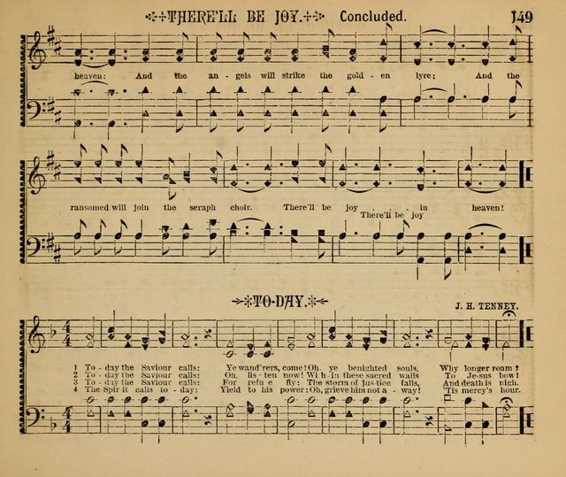 The Shining Light: a varied collection of sacred songs for Sabbath-schools, social meetings and the home circle page 151