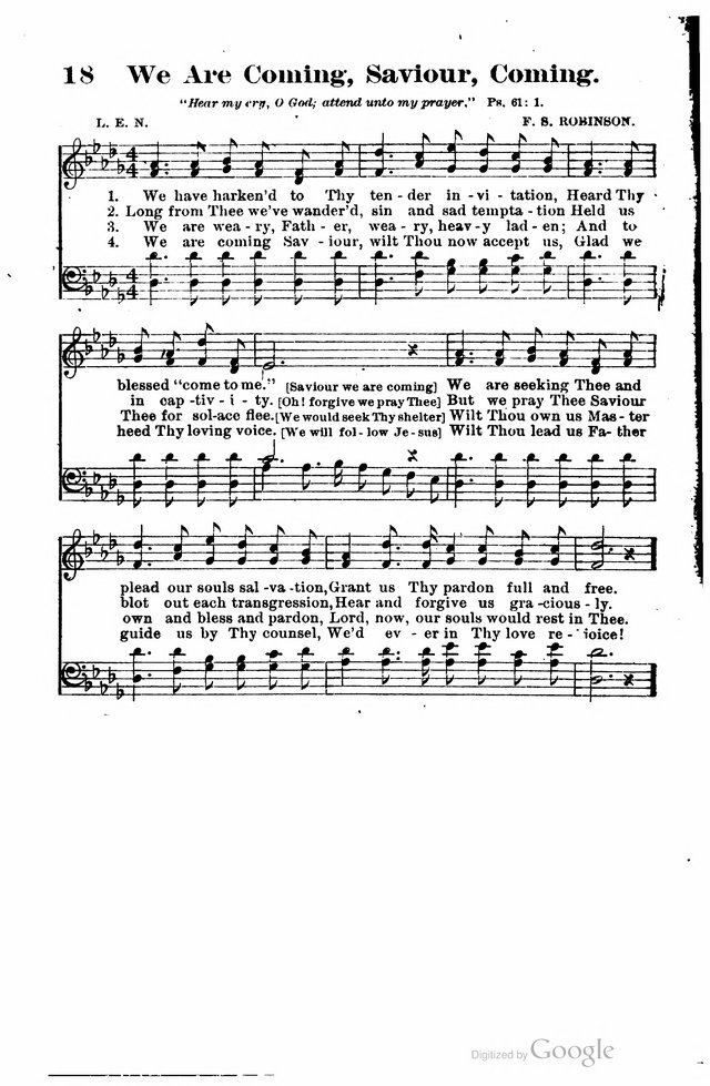 The Search Light: a collection of songs for Sunday schools and gospel meetings page 15