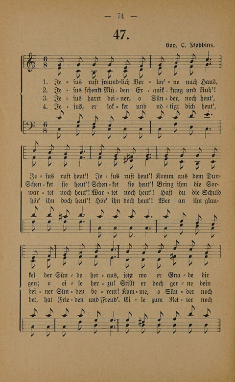 Sieges-Lieder: für die Versammlungen der Zelt-Mission. 5th ed. page 73