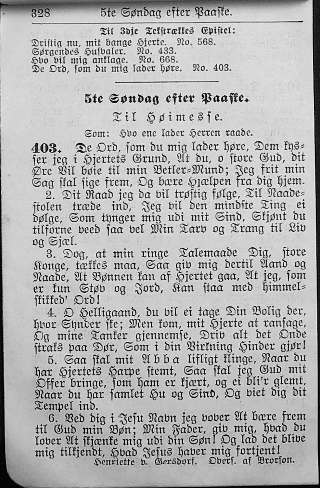 Salmebog for Lutherske Kristne i Amerika page 327