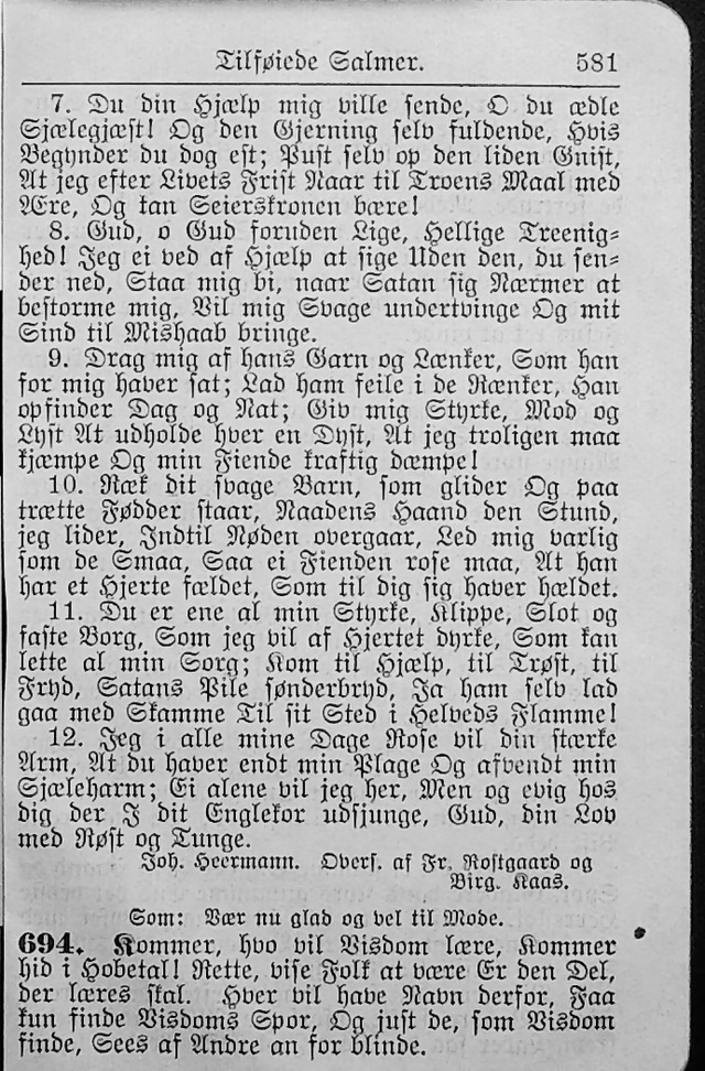 Salmebog for Lutherske Kristne i Amerika page 580